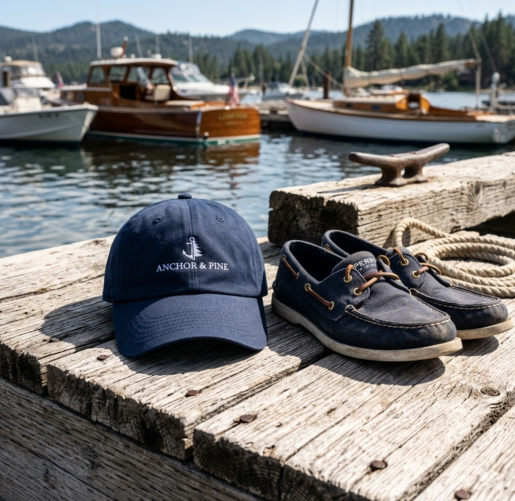 Anchor & Pine Baseball Hat